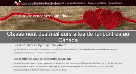 liste de site de rencontre|Les meilleurs sites et applis de rencontres au Canada。